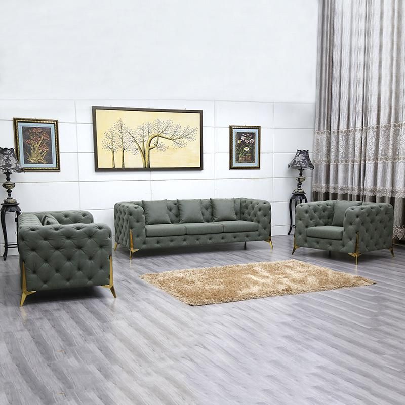 Factory Wholesale Modern Living Room Furniture Nordic Fabri Booth Optional Color Sofa