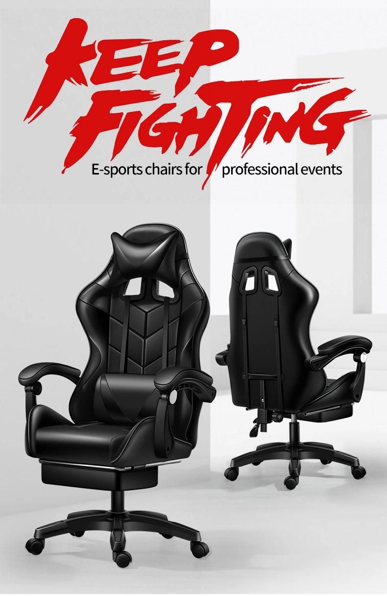 Custom Color China Supplier PU Leather Reclining Racing Chair Computer Game Silla Gamer PC Gaming Chair