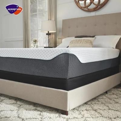 Premium Wholesale Sleep Well Bed Mattresses in a Box Double King Queen Size Latex Gel Memory Foam Mattress