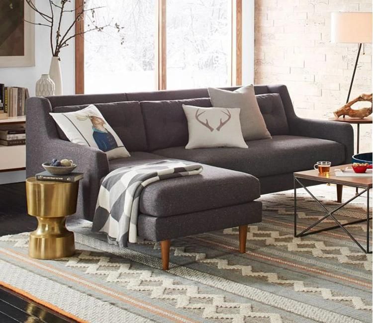 Wholesale Modern Home Hotel Lesuire L Shaped Fabric Living Room Sofa