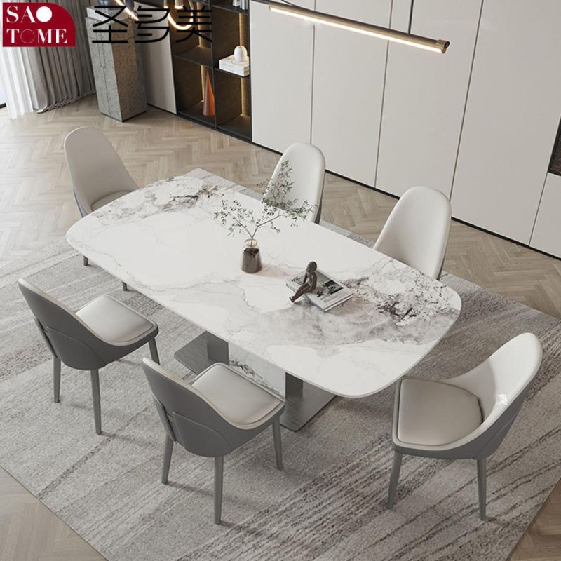 Modern Simple Rock Furniture Moran Purple Dining Table