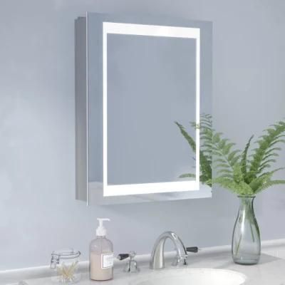 Factory Price New Waterproof Fogless Medicine Bathroom Mirror Cabinet with Adjusted Shelf