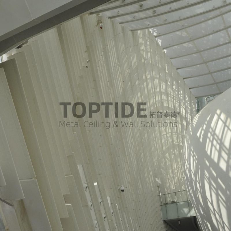 External Sun Louver Cladding Boards Commercial Aluminium Profile Blinds for Windows