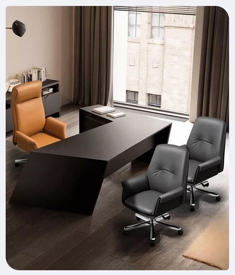 Wholesale Modern Furniture Computer Chairs Leather Adjustable Ergonomic Comfortable Executive Swivel Office Chair