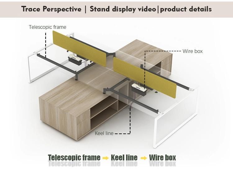 Morden Style Workstation Desk Modular Manufacture Office Furniture