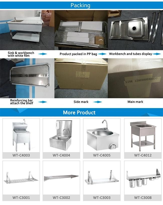 Round Tube Work Table Bench with One Drawer for Office