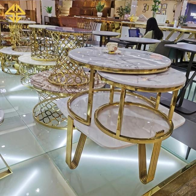 Wholesale Luxury Small Modern Coffee Tables Dining Restaurant Table