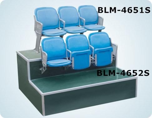 Blm-4652 Foldable Stadium Seats Stadium Chair for Outdoor Indoor Gym Arena Bleacher Seating Grandstand Chairs Sports Seats Plastic Chair for Stadium HDPE Chair