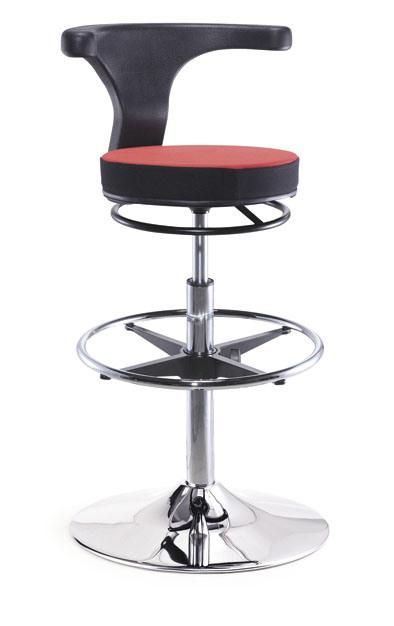 Round Seat High Bar Stool with Footring Bar Chair