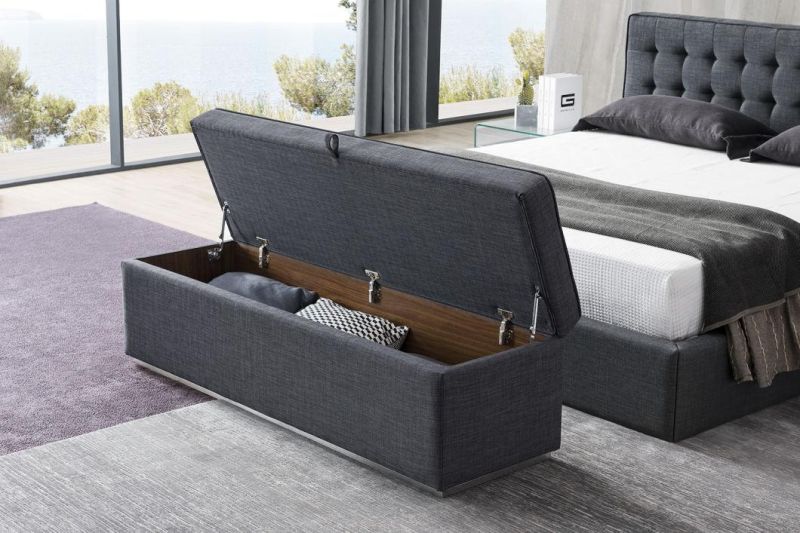 Hot Selling Item Modern Beds Latest Double Wall Bed in Home Furniture