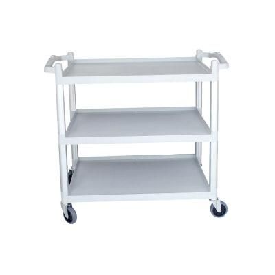 Kitchen Trolley Plastic Restaurant Service Trolley Food Serving Storage Trolley