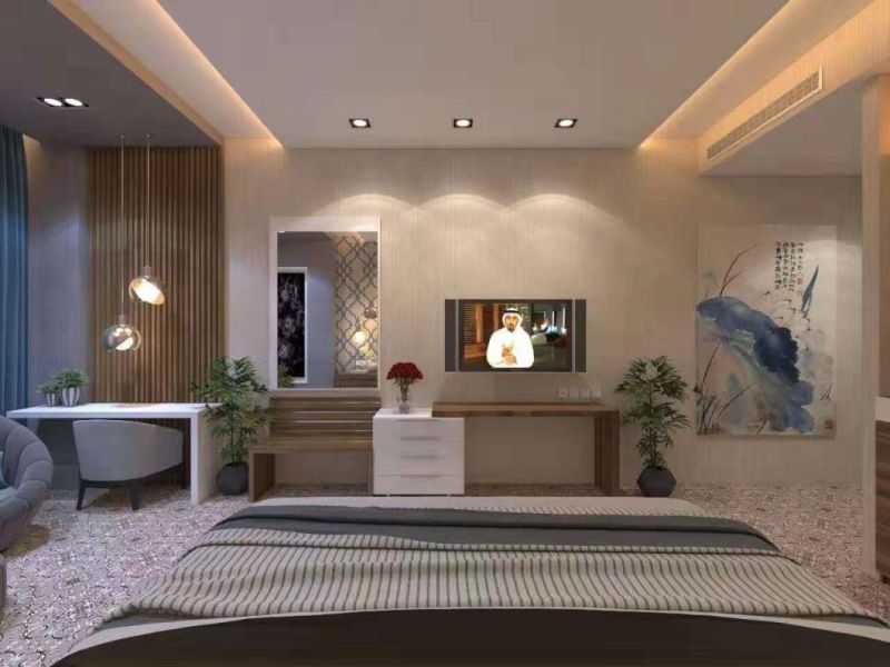 Luxury Design Hotel Room Desk Modern Sofa Bed Furniture