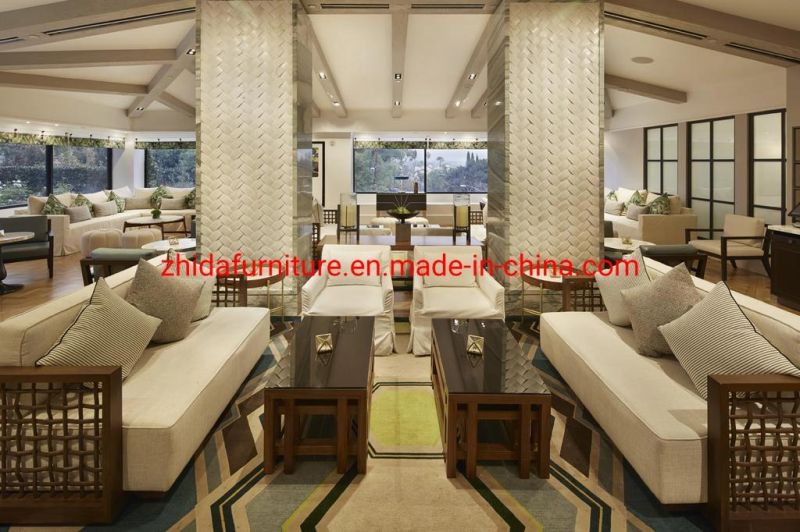 Modern Apartment Villa Hotel Lobby Furniture 5 Star Luxury Room Custom Reception Furniture Leisure Chair Sofa