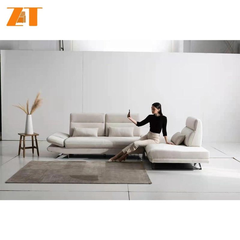 Modern Design Fabric Sofa with Wooden Leg for Living Room Furniture