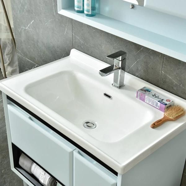 Modern Single Sink Bathroom Cabinet Home Furniture LED Mirror Bathroom Vanity