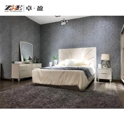 Modern Fabric Headboard Home Furniture Set Bedroom Furniture Bed