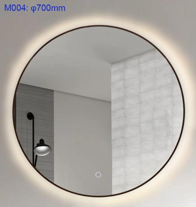 Hotel Home Bath Decoration Touch Switch Lighted LED Bathroom Tunnel Mirror with Defogger (M029)