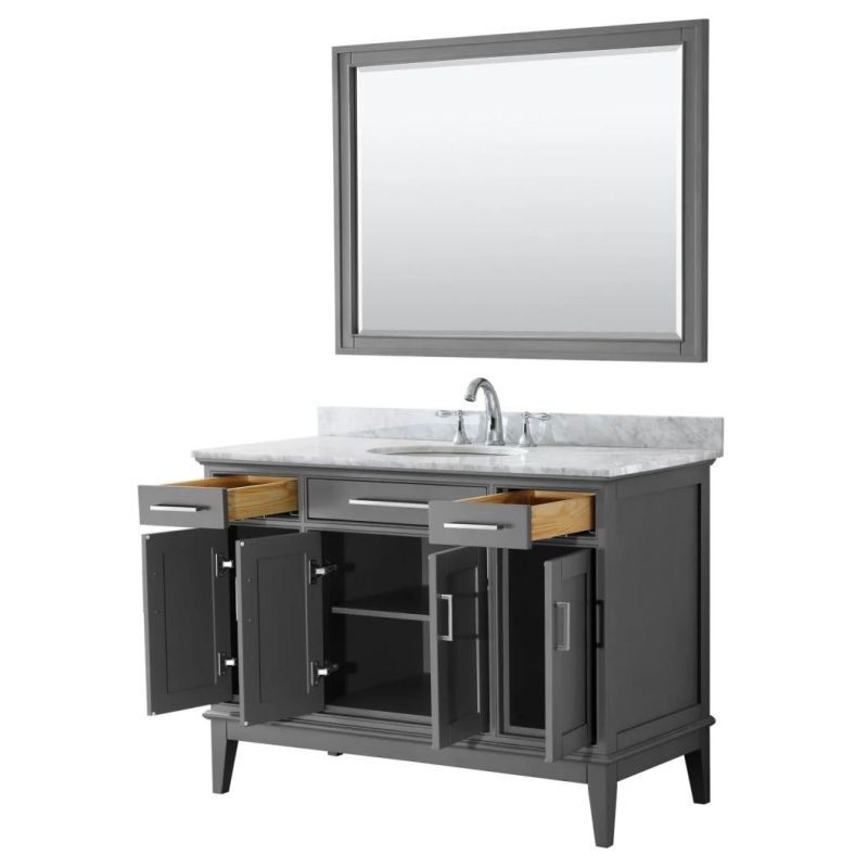 48" Single Bathroom Vanity - Dark Gray