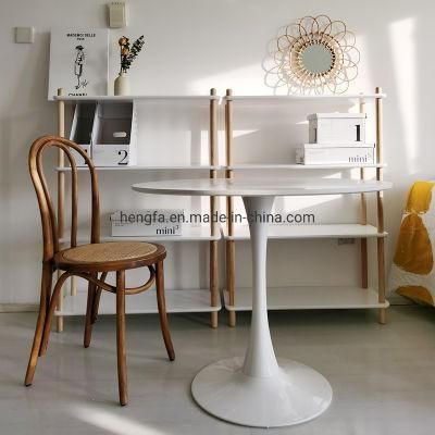 Modern Cafe Balcony Home Furniture Iron Marble Meeting Bar Table