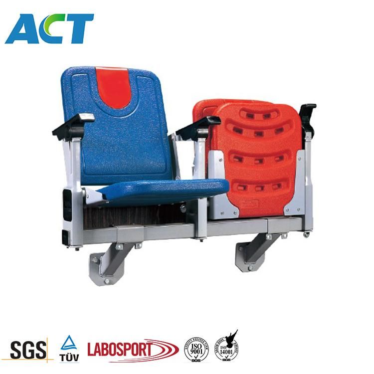 Upholstery Folding Stadium Chair, VIP Gym Chair, Stadium Seat with Cushion