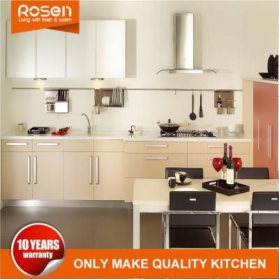 Modern Shaker Style L-Shaped Practical Melamine Kitchen Cabinet Furniture