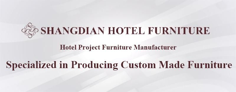 high End Hiton Hotel Project Design Bedroom PU Leather Furniture