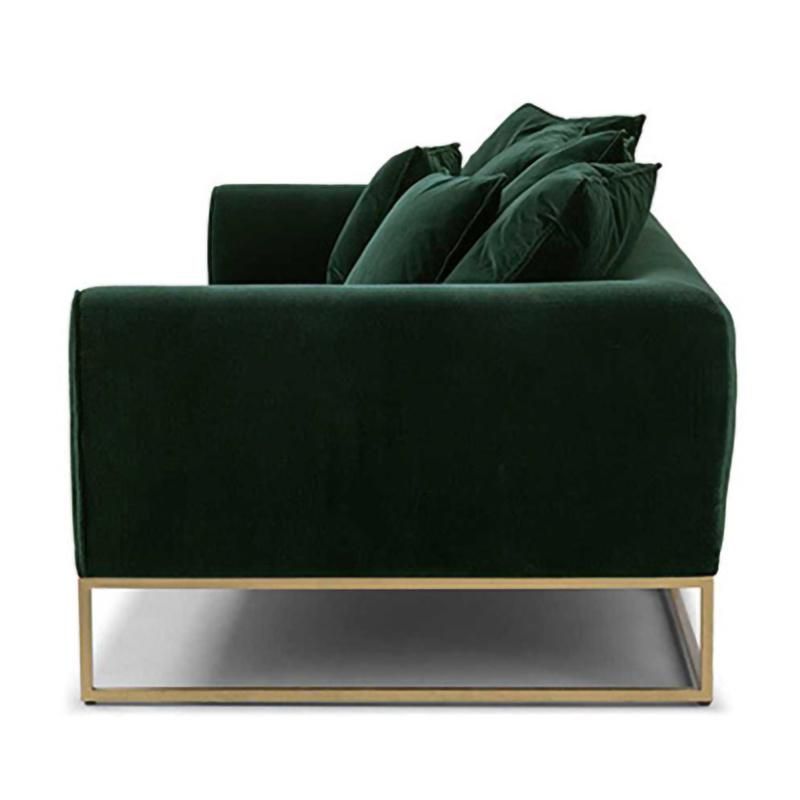 Green Modern Design Lounge Fabric Home Furniture Couch Living Room 1-3 Seaters Sofa