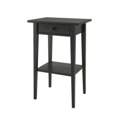 Black Modern Nightstand for Bedroom