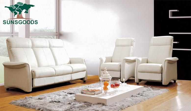 Popular Modern Style Good Quality Massage Sofa Genuine Leather Living Room Chinese Furniture