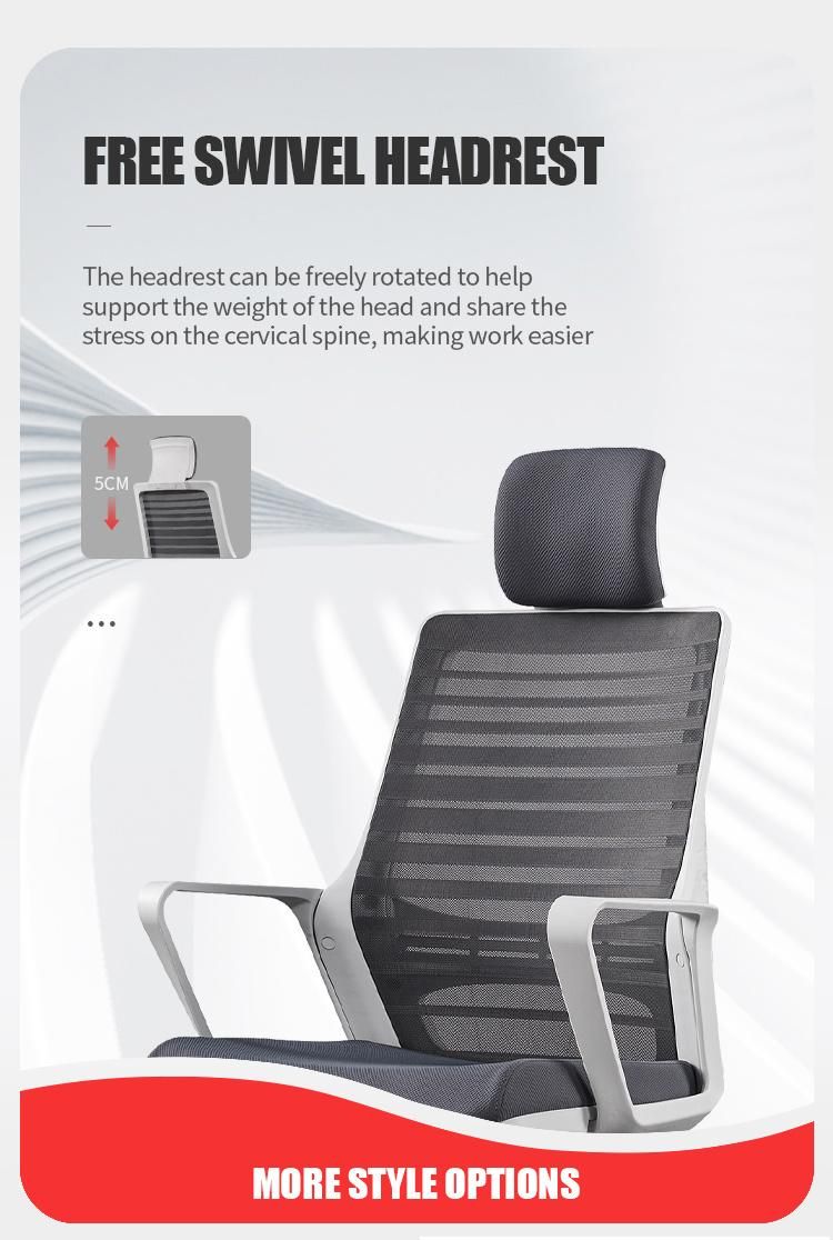 Facotry Wholesale Hot Sale Best Comfort Home Furniture with Headrest Office Executive Modern Mesh Chair