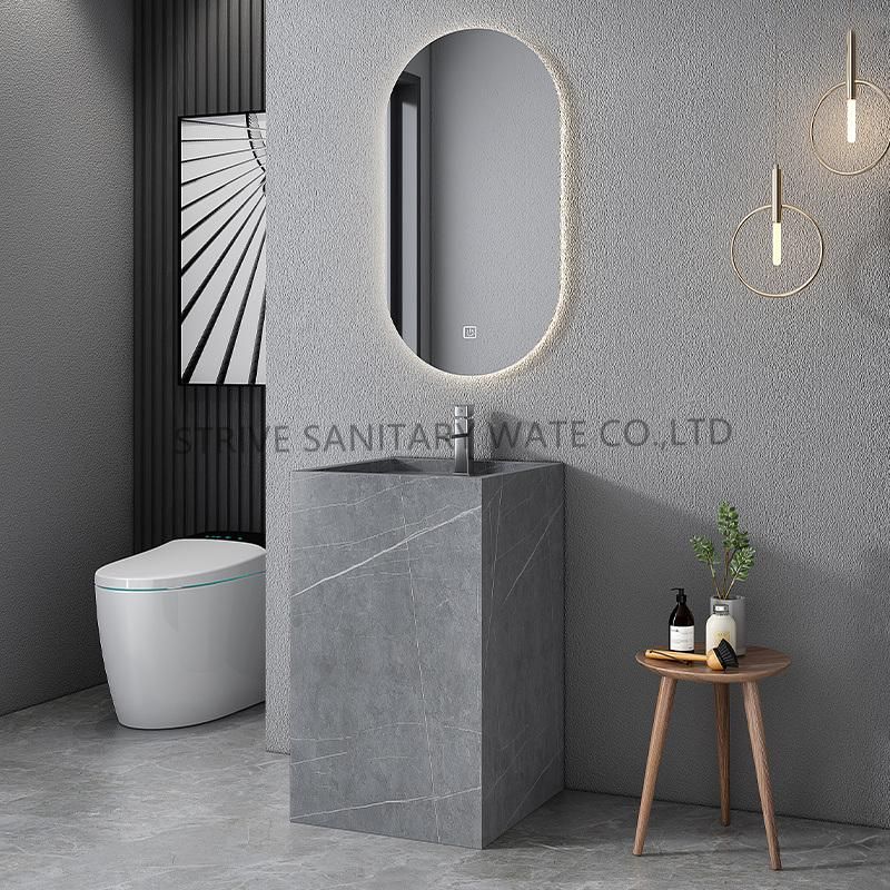 Modern Luxury Rock Plate Small Size Bathroom Vanity