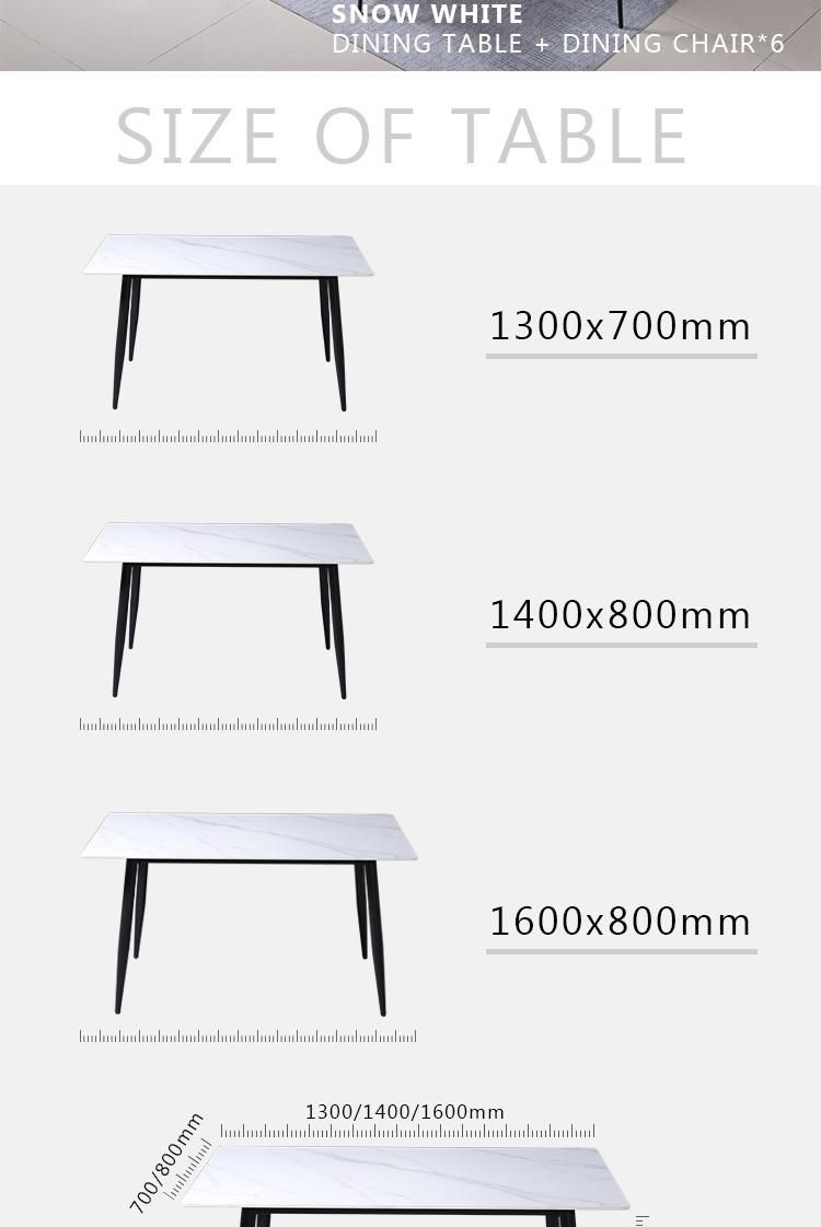 Modern Custom High Quality Honed Sintered Stone Dining Table