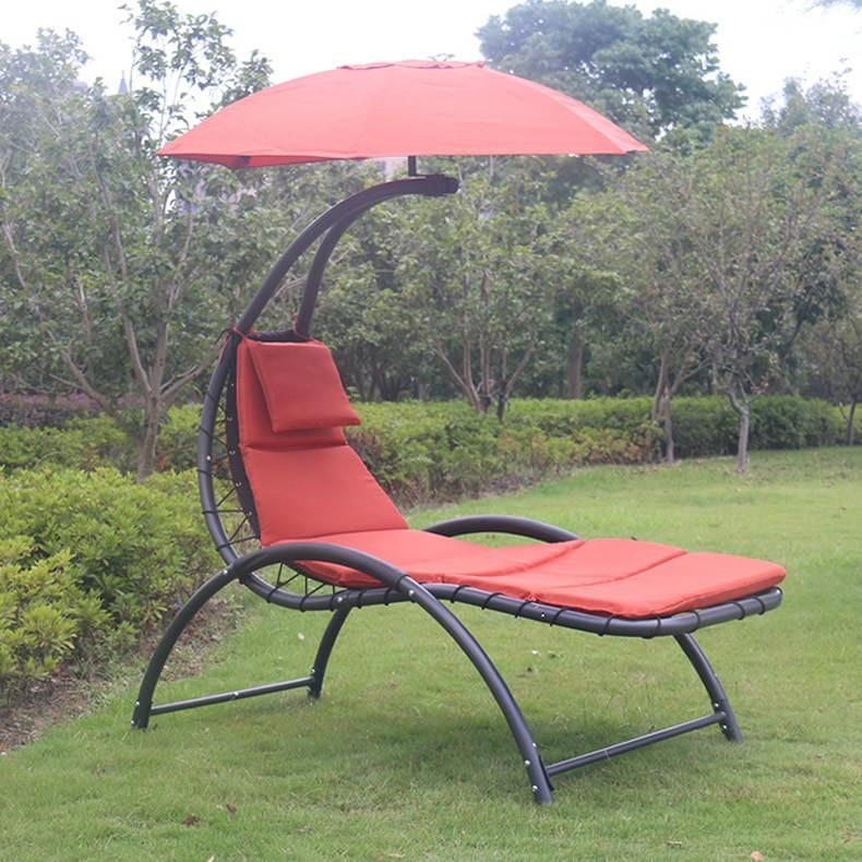 Outdoor Helicopter Swing Chair with Replaceable Cushion