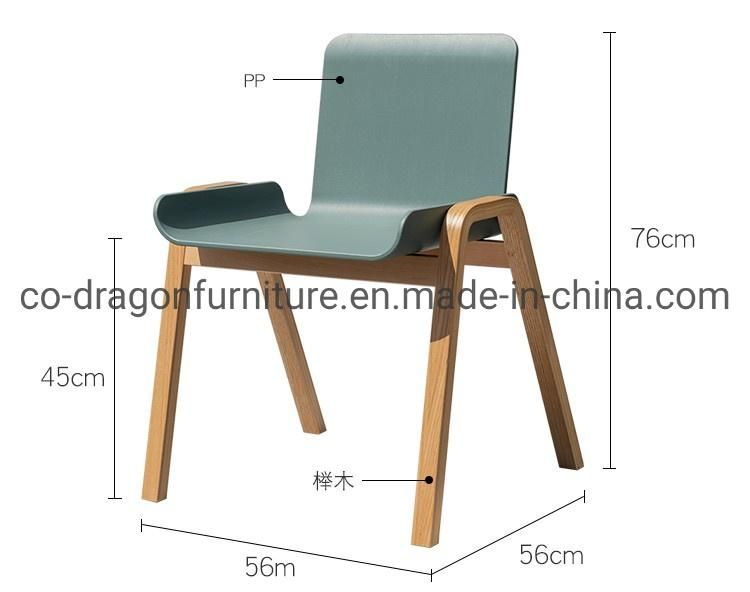 Hot Selling Wooden Legs Plastic Coffee Furniture for Dining Chairs