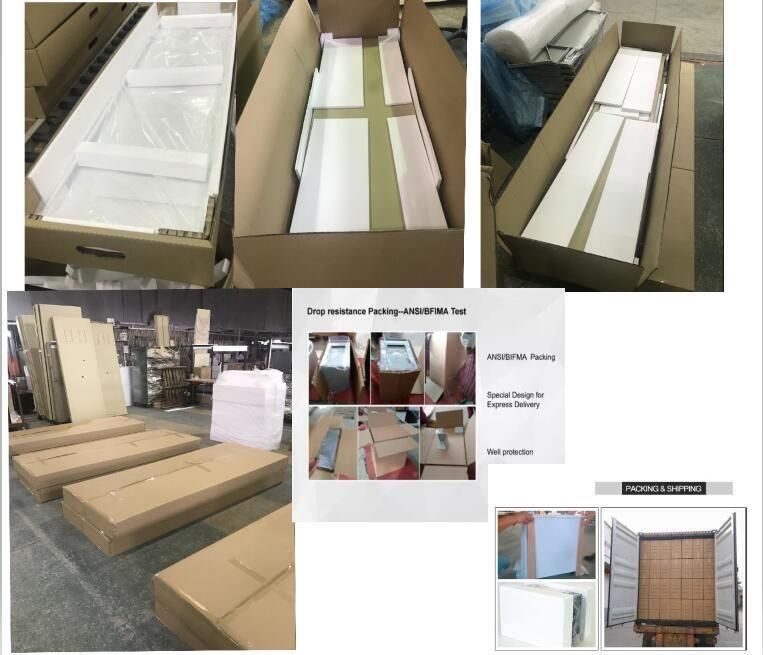 ISO9001&ISO4001 4 Doors Webber Export Carton Parking Tambour Door Cabinet Modern Furniture