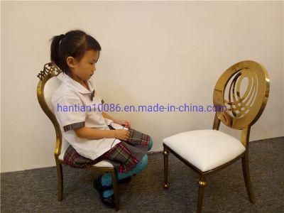 Banquet Children Furniture High Class Party Used Modern Stainless Steel Bairn Dining Chair