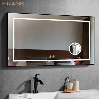 LED Light Anti-Fog Custom Function Bathroom Mirror