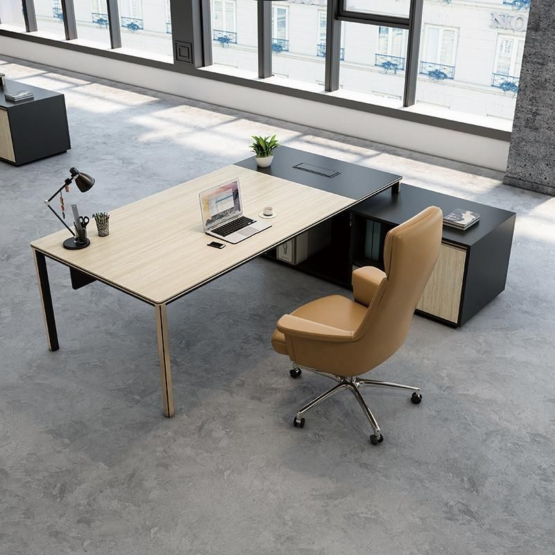 Factory Wholesale Luxury Modern Office Wooden Office Table Furniture Executive