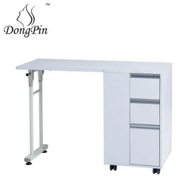 Foldable Manicure Table Nail Table Furniture Modern Saving Space