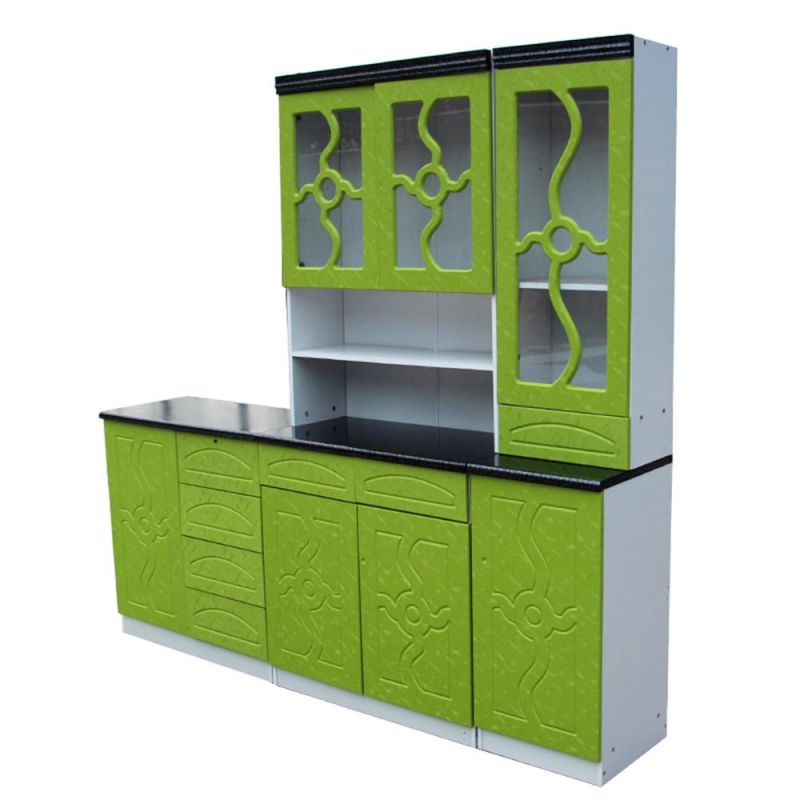 Modern Wholesale Kitchen Cabinets with Metal Slider Drawer