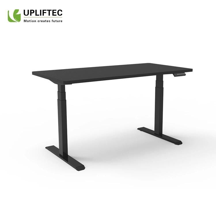 Electric Height Adjustable Standing Desk Frame Single Beam Simple Sit Stand Computer Desk Office Furniture