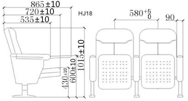 Hongji Church Public Auditorium Cinema Theater Stadium Conference Chair