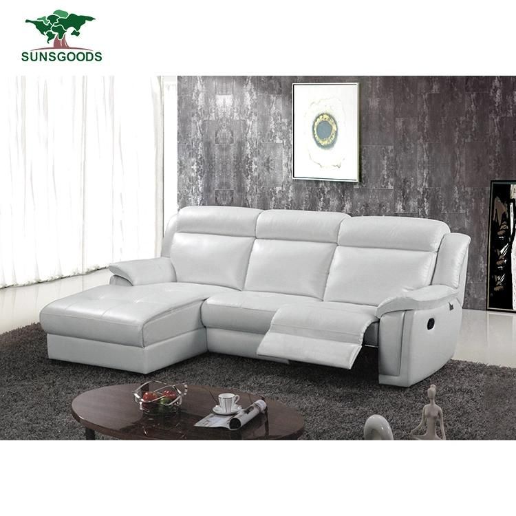 Chinese Sofa Furniture Factory Wholesale PU Leather Recliner Sofa Home Furniture