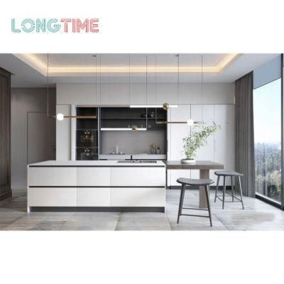 Modern Style Anti Lacquer Acrylic Finish Luxury Handleless Home Furniture Kitchen Cabinet