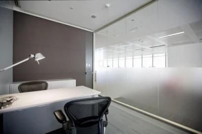 Glass Curtain Office Partition Decorative Modern Glass Curtain Partition Wall Section