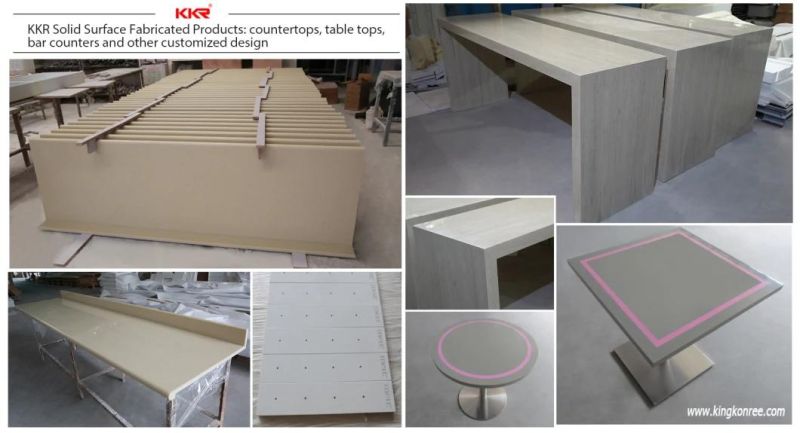 Modern Solid Surface Corian Dining Table Coffee Tables for Restaurant and Coffee Shop