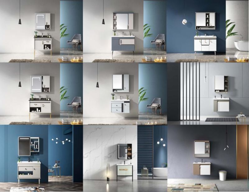 Modern Bathroom Vanity Wall-Mounted Cabinet