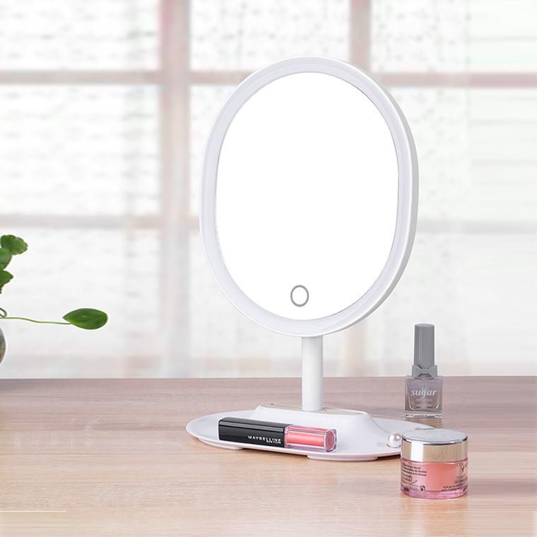 Newest Rechargeable LED Makeup Mirror for Hairdressing