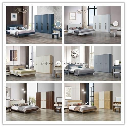 Wholesale Natural Wood Color King Size Apartment Project Adults Furniture Bedroom