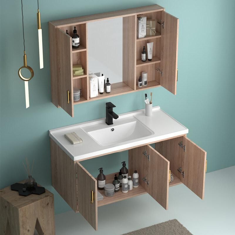 Light Luxury Bathroom Cabinet Combination Rock Board Bathroom Vanity Basin